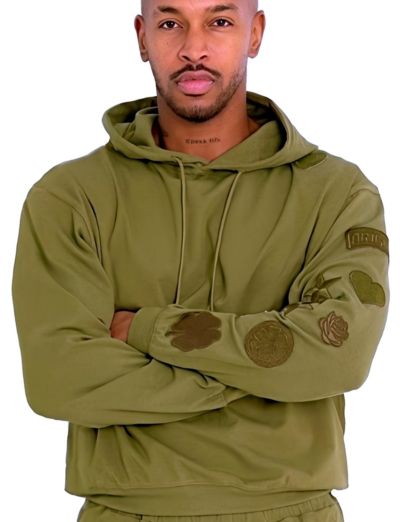 Мужское худи Dai Moda Menswear Patches