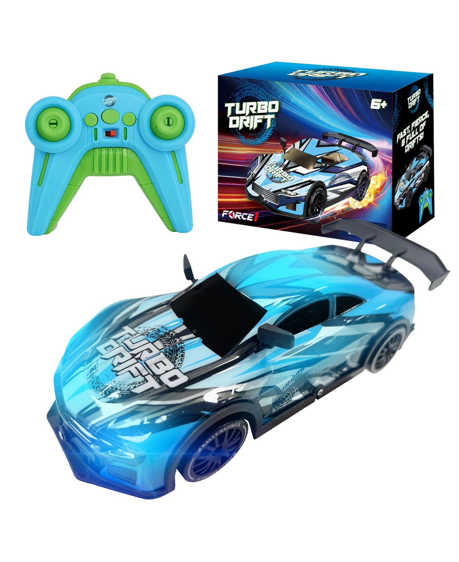 Гоночная радиоуправляемая машина Force1 High-Speed Drift Racing - Blue
