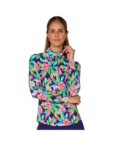 Navy blooming flower