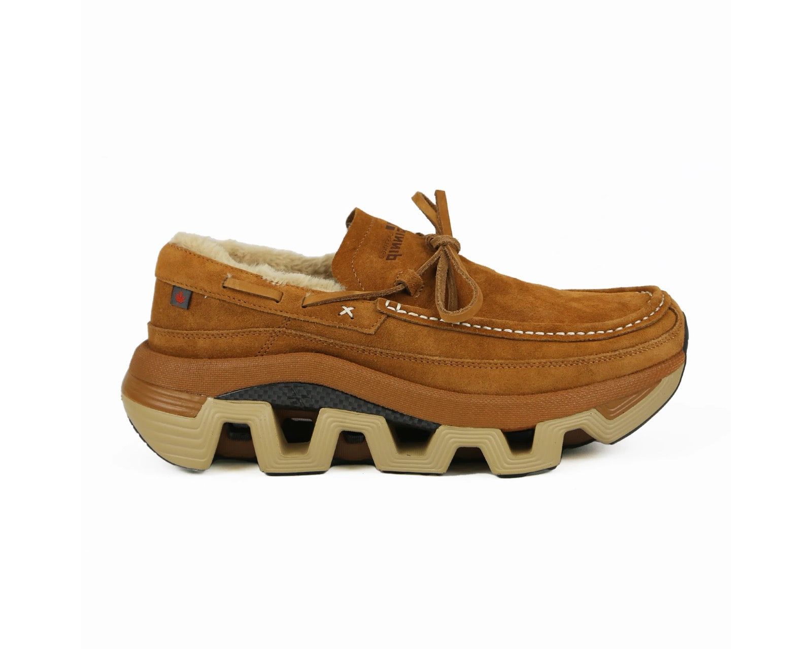 PINNIP Men's Genuine Suede Winter Loafers