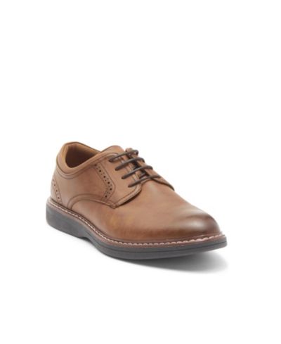 RUSH Gordon Rush Men's Plain Toe Derby Lace-Up Dress Shoes