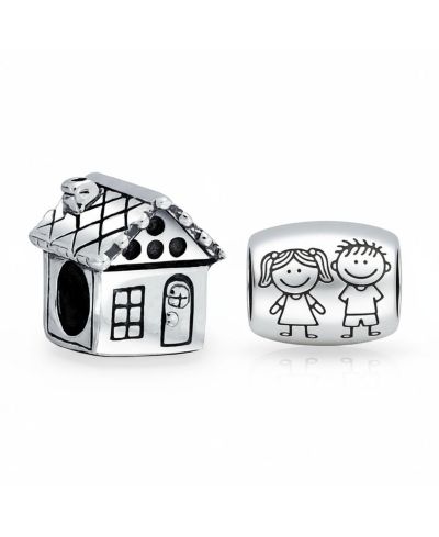 Подвеска-шарм Bling Jewelry Sterling Silver Homeowner Family House для браслета (набор)