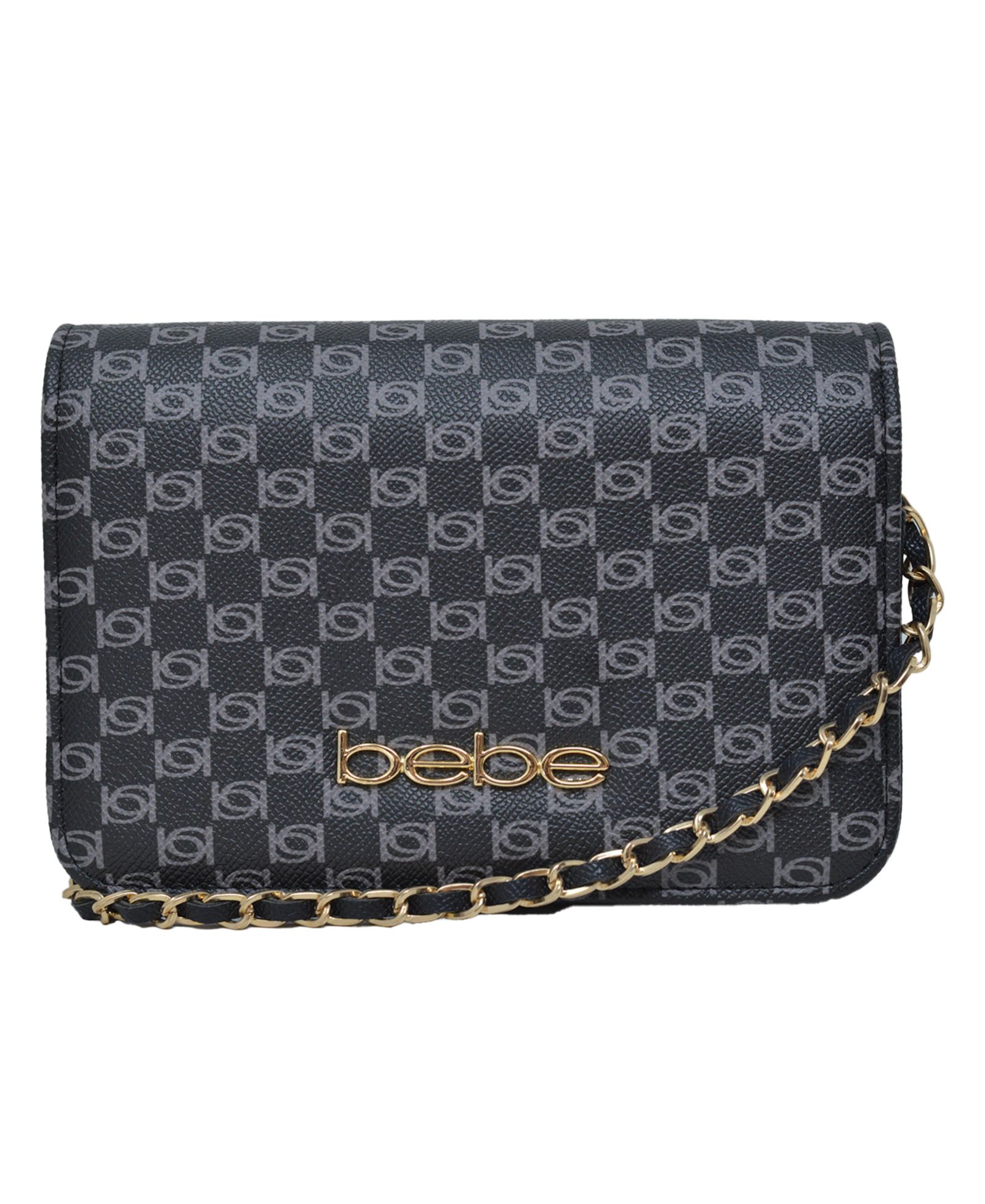 Bebe Women's Adela Monogram Mini Crossbody Bag