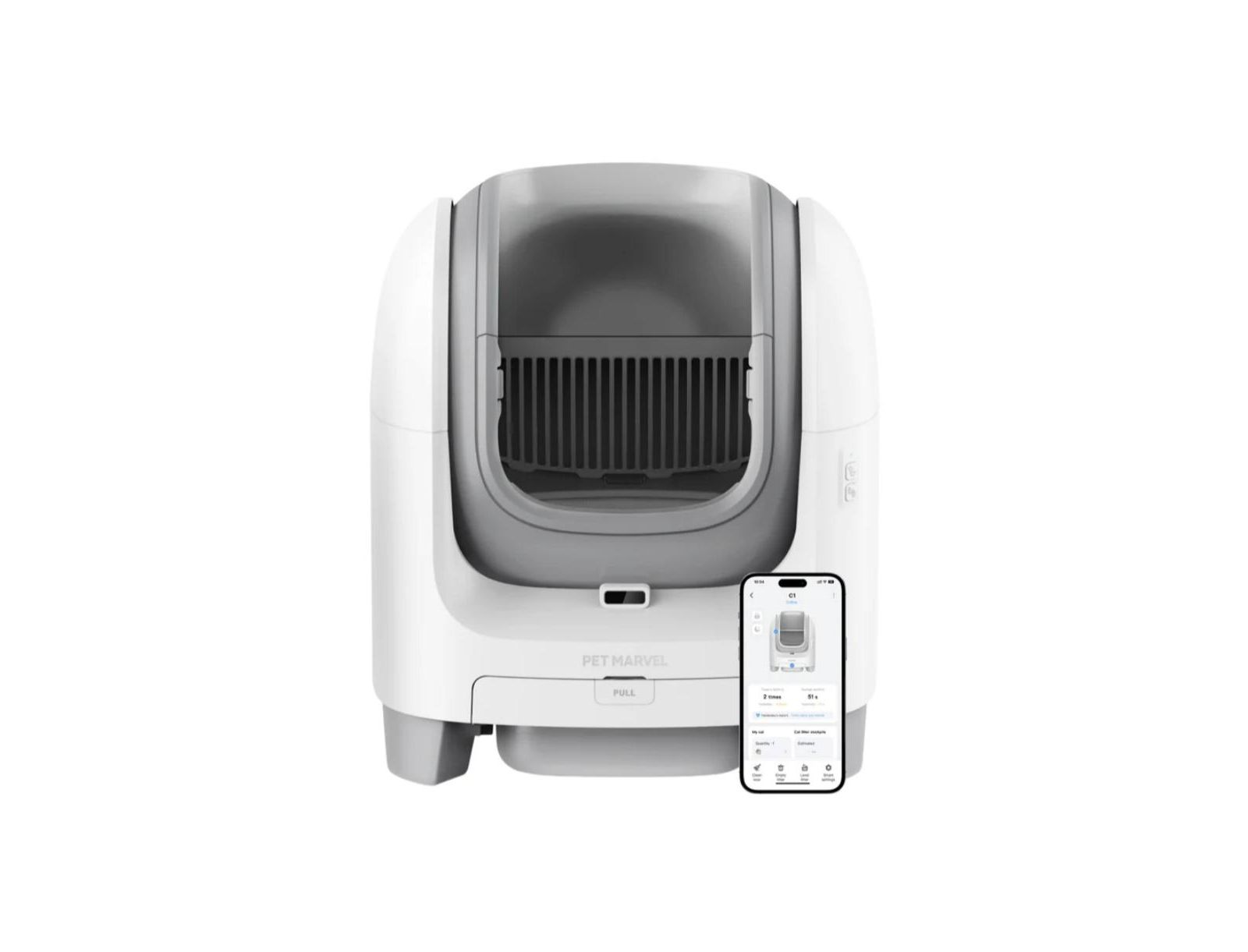PetMarvel Open-Top Smart Cat Litter Box C1