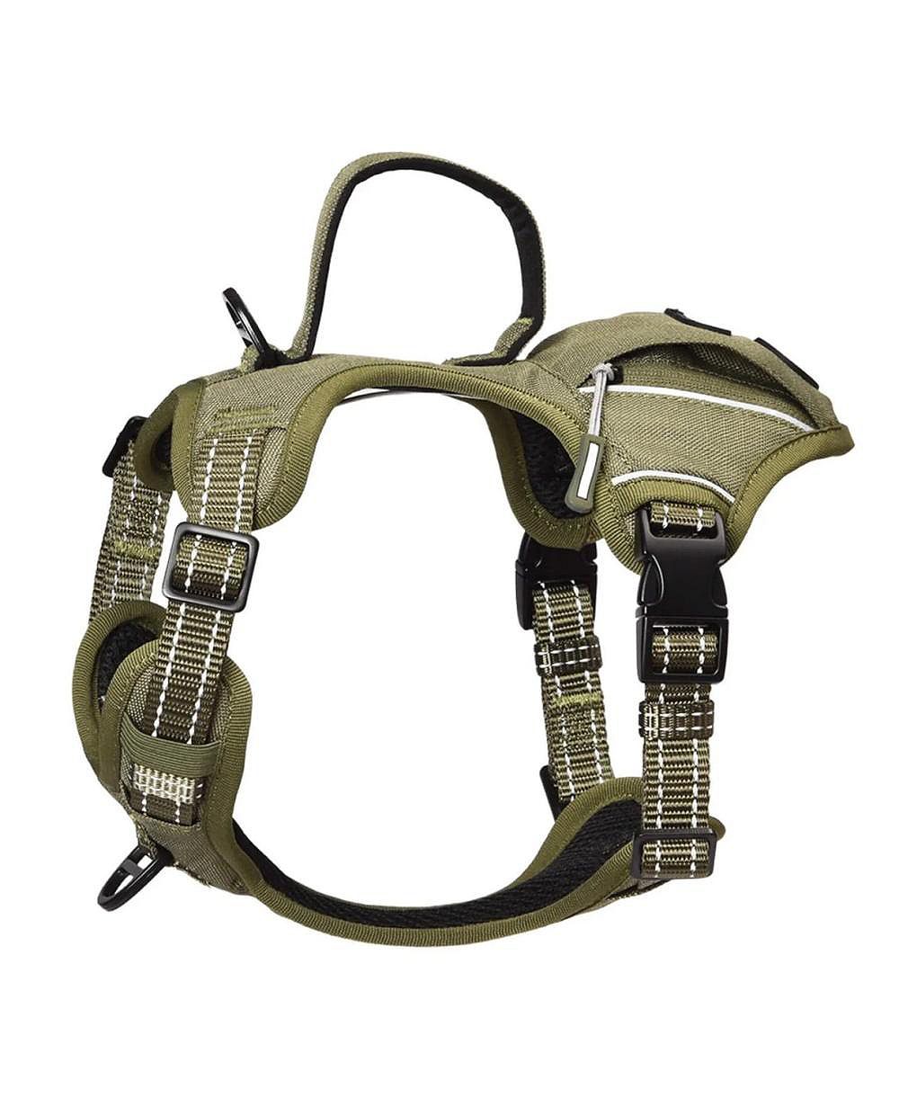 Тактическая шлейка для собак PETMARVEL Heavy Duty с держателем для пакетов