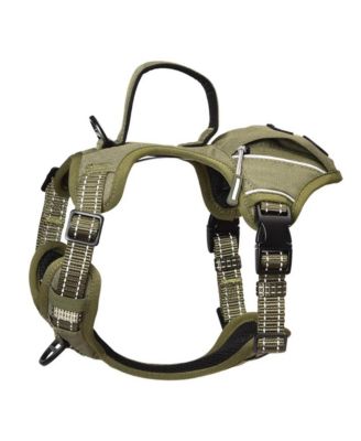 Тактическая шлейка для собак PETMARVEL Heavy Duty с держателем для пакетов
