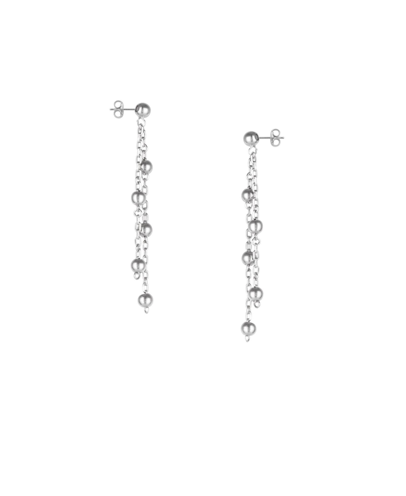 Spero London Women's Dorica Sterling Multi Bead Drop Earring