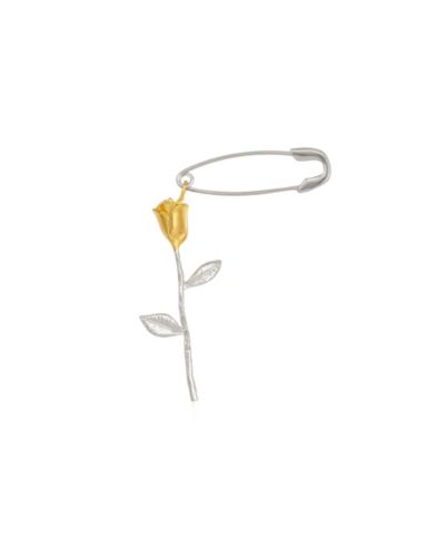 Spero London серьга в виде английской булавки Sterling