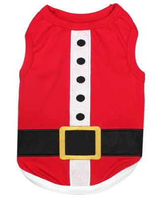 Футболка для собак Parisian Pet Santa Outfit, праздничная