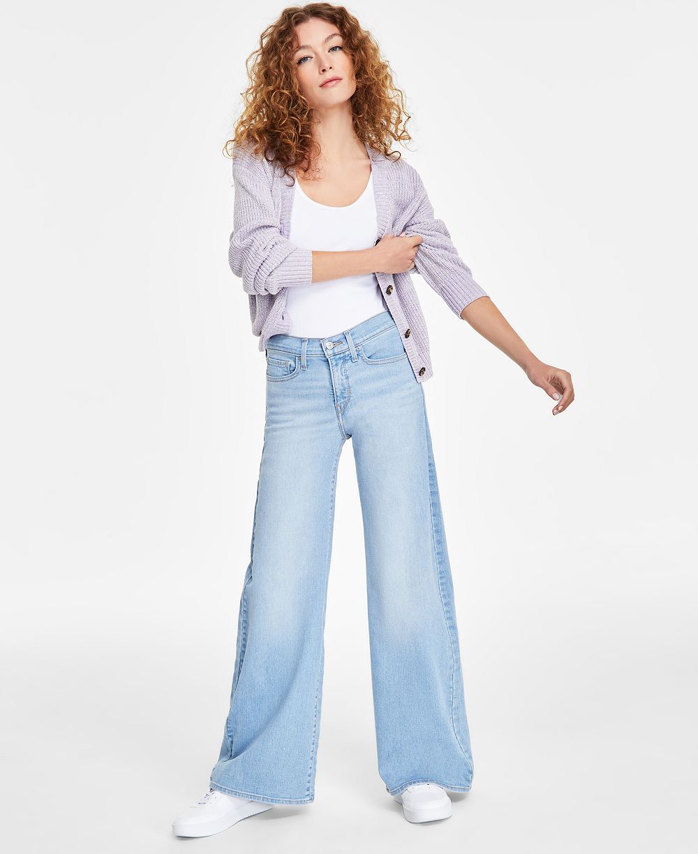 Levi's Женские джинсы 318 Shaping Stellar-Stretch Wide-Leg 30"