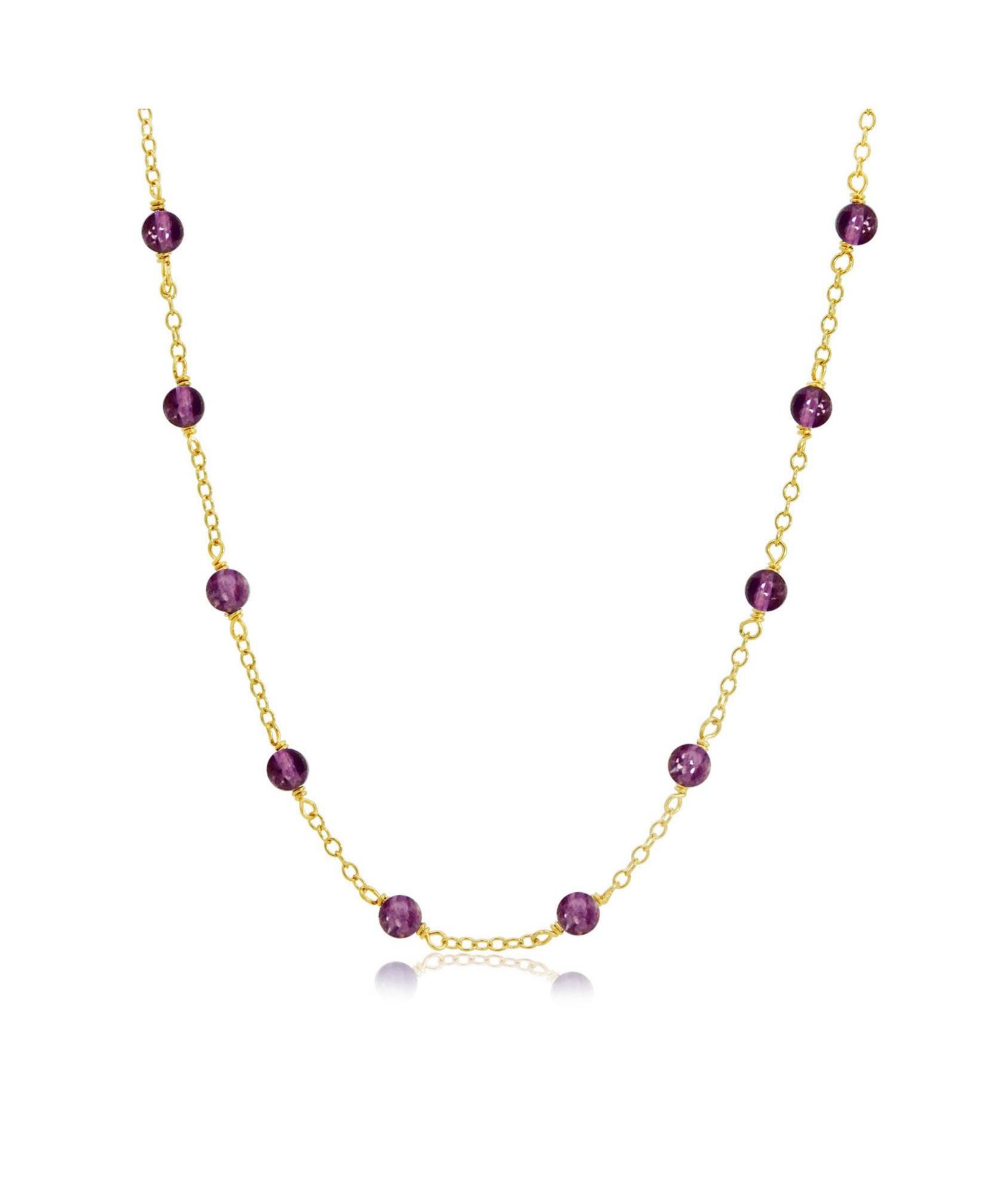 Ожерелье The Lovery Amethyst Bead Chain