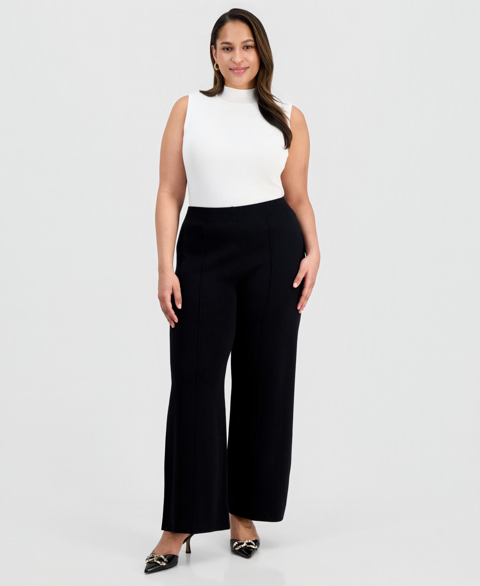 Женские трикотажные брюки Tahari ASL Plus Size