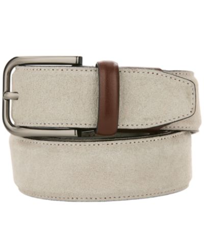 Perry Ellis Portfolio Мужской летний кожаный ремень Suede