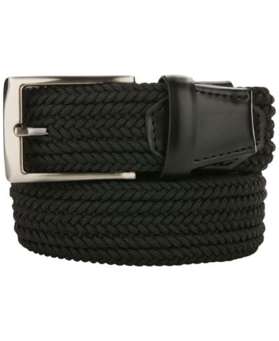Мужской эластичный ремень Perry Ellis Portfolio Channel Braided
