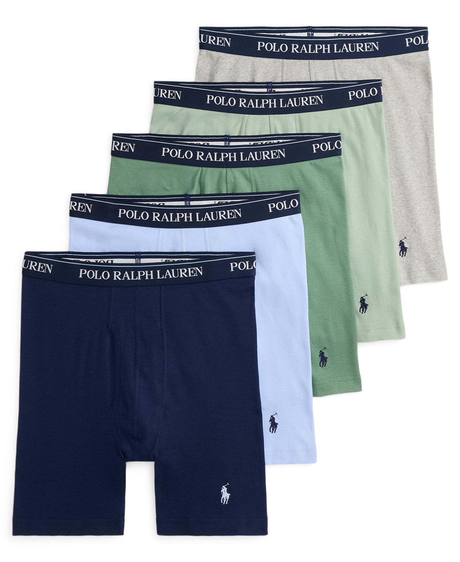 Polo Ralph Lauren Men's Classic Boxer Briefs, 5-Pack Set