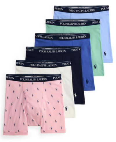 Polo Ralph Lauren Men's Classic Fit Boxer Briefs, 5+1 Bonus Pack