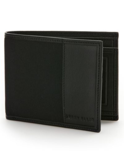 Мужской кожаный кошелек Perry Ellis Portfolio Ombre Horizon