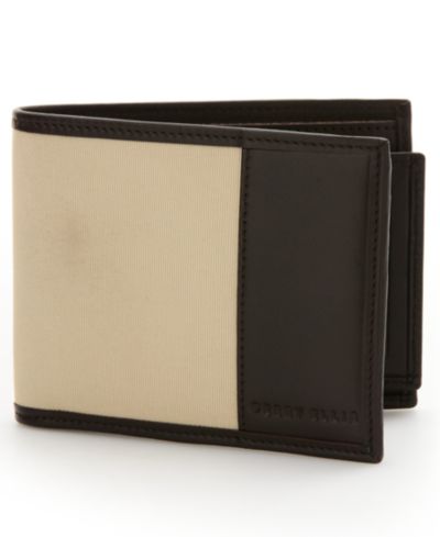 Мужской кожаный кошелек Perry Ellis Portfolio Ombre Horizon