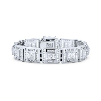 Браслет Bling Jewelry Heavy Iced-Out CZ Cubic Zirconia