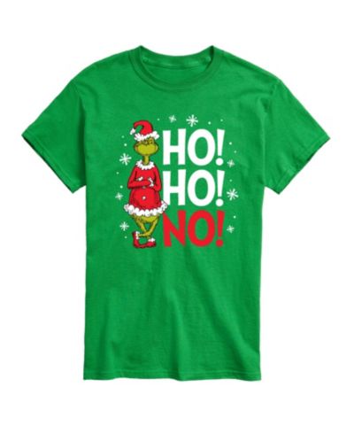 AIRWAVES Мужская футболка Short-Sleeve T-Shirt The Grinch Ho Ho No Graphic