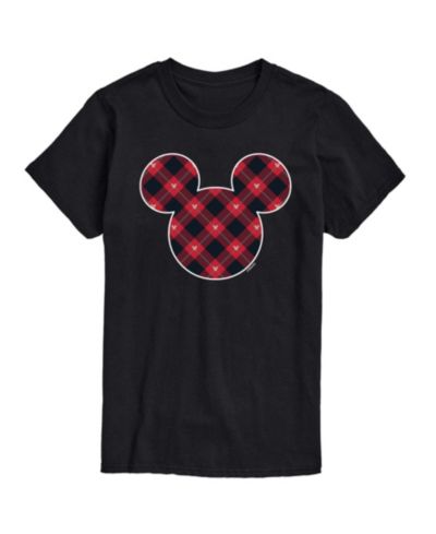 Мужская футболка AIRWAVES Disney Mickey Ears в клетку с принтом