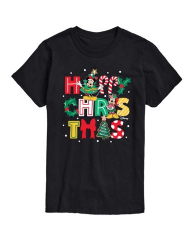 Футболка AIRWAVES Men's Disney Happy Christmas Icons Short-Sleeve Graphic