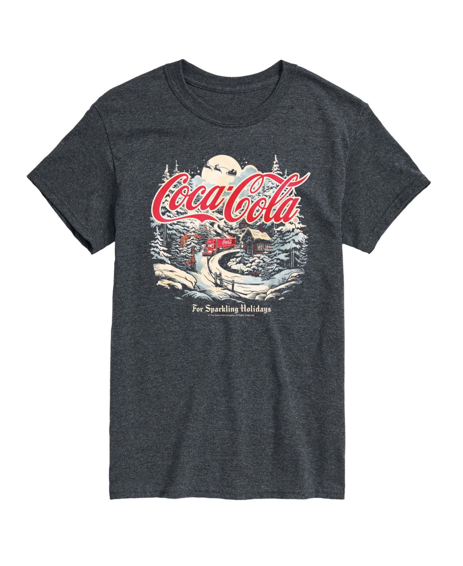 AIRWAVES Men's Coca-Cola Deliver Holiday Cheer Graphic Short-Sleeve T-Shirt