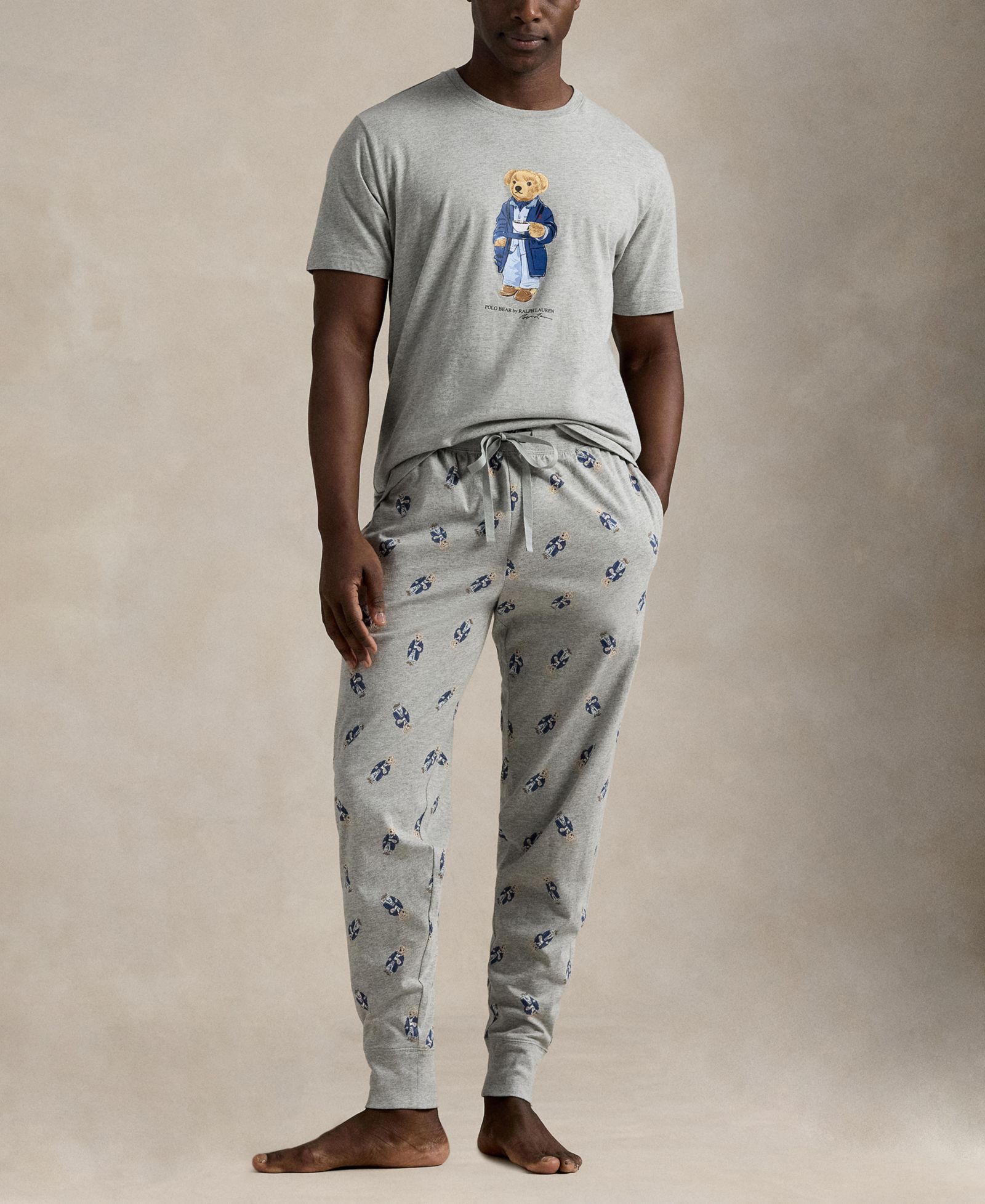 Мужской комплект Polo Ralph Lauren: футболка с коротким рукавом и джоггеры