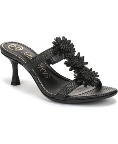 Женские сандалии Sam and Libby Joy Flower Raffia Open Toe