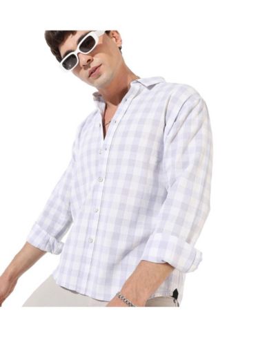 Campus Sutra Men's Checkered Regular Fit Casual Shirt