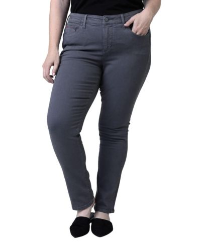 Джинсы Slink Jeans женские, цветные, средняя посадка, зауженные, длина штанины 30 дюймов - Andy