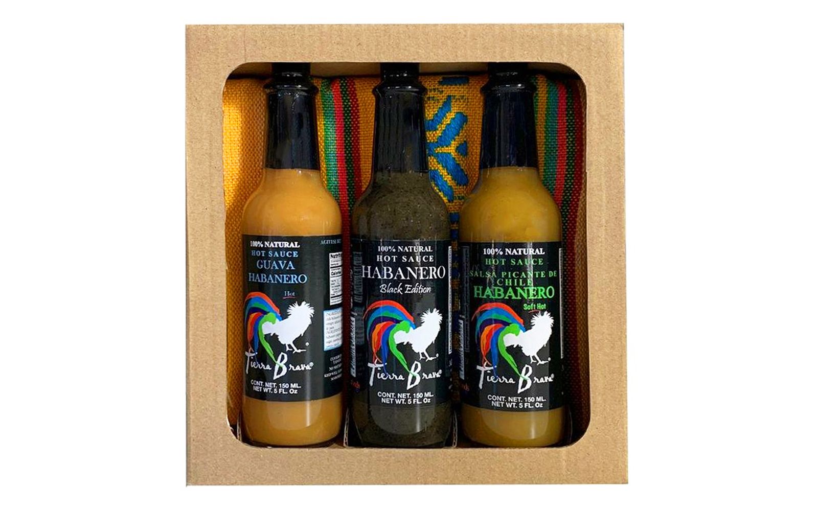 Trio of Hot Sauces with Servilleta
