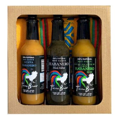 Trio of Hot Sauces with Servilleta