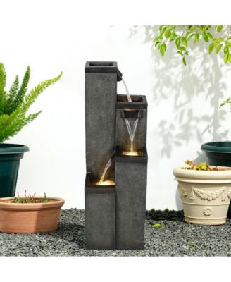Уличный фонтан SunJet 4-Tier Resin