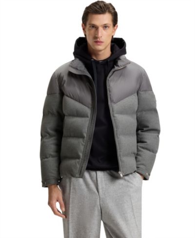 BOSS by Hugo Boss Мужская водонепроницаемая фланелевая куртка
