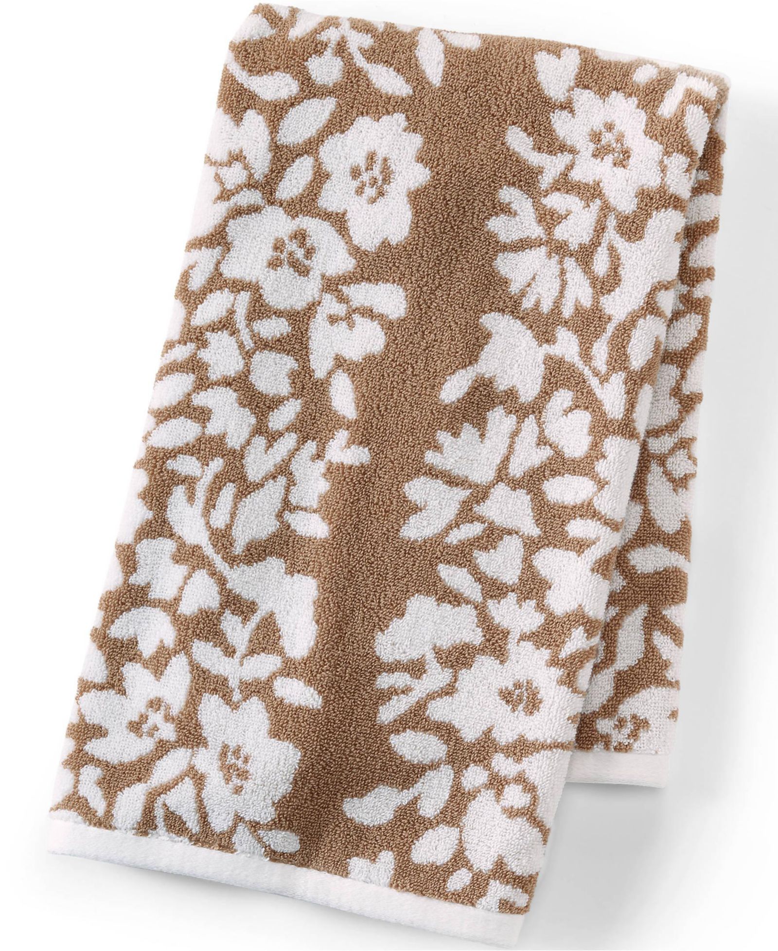 Вафельное полотенце Lands' End Cotton Jacquard