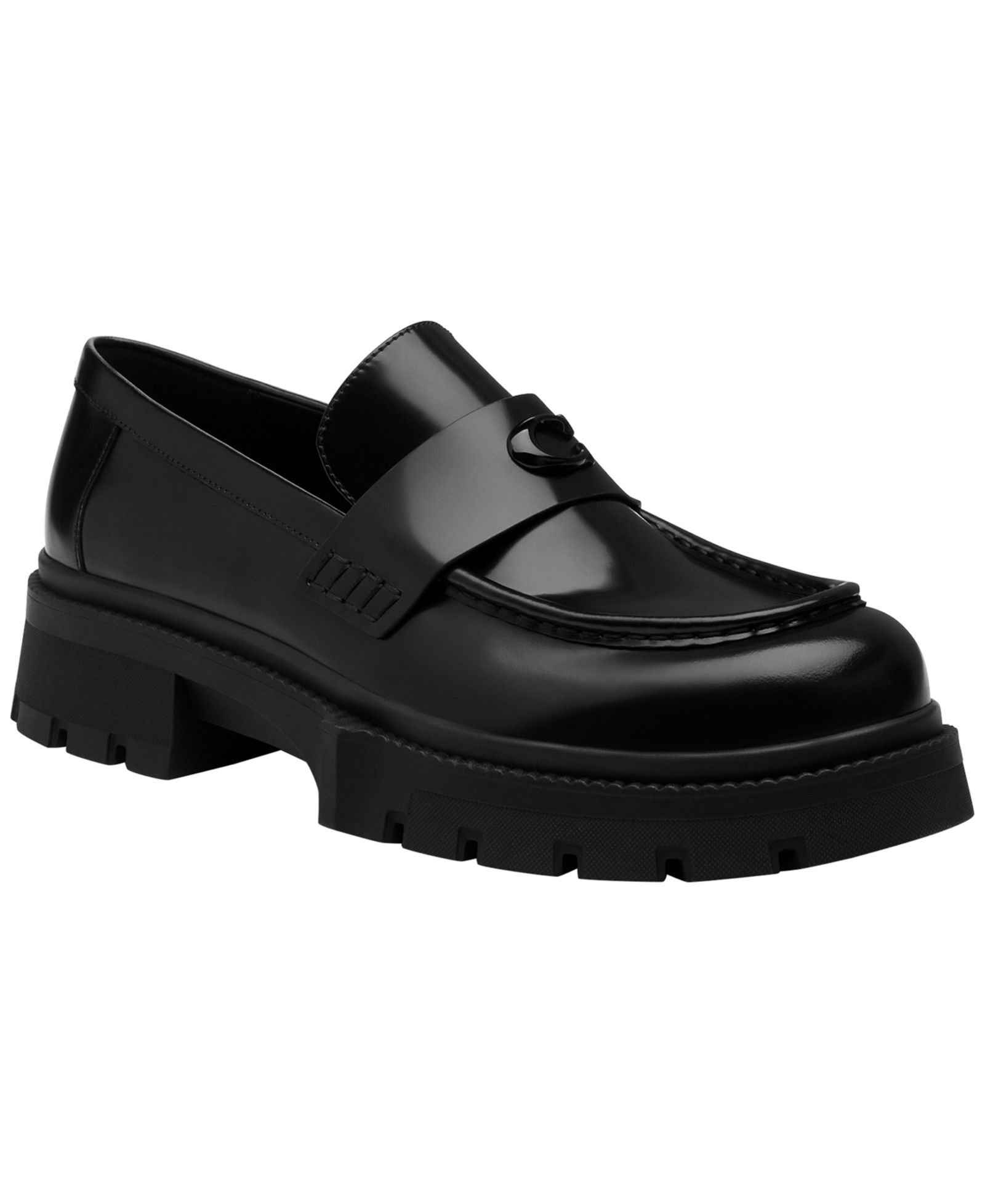 Мужские лоферы на платформе, модель Slip-On