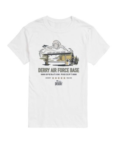 AIRWAVES Men's Welcome to Derry Air Force Short-Sleeve Graphic T-Shirt