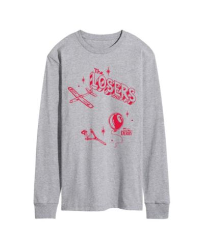 AIRWAVES Мужская футболка с принтивом Welcome to Derry The Losers Long-Sleeve