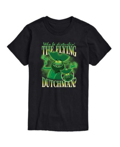 AIRWAVES Men's Search for Squarepants Flying Dutchman Graphic T-Shirt