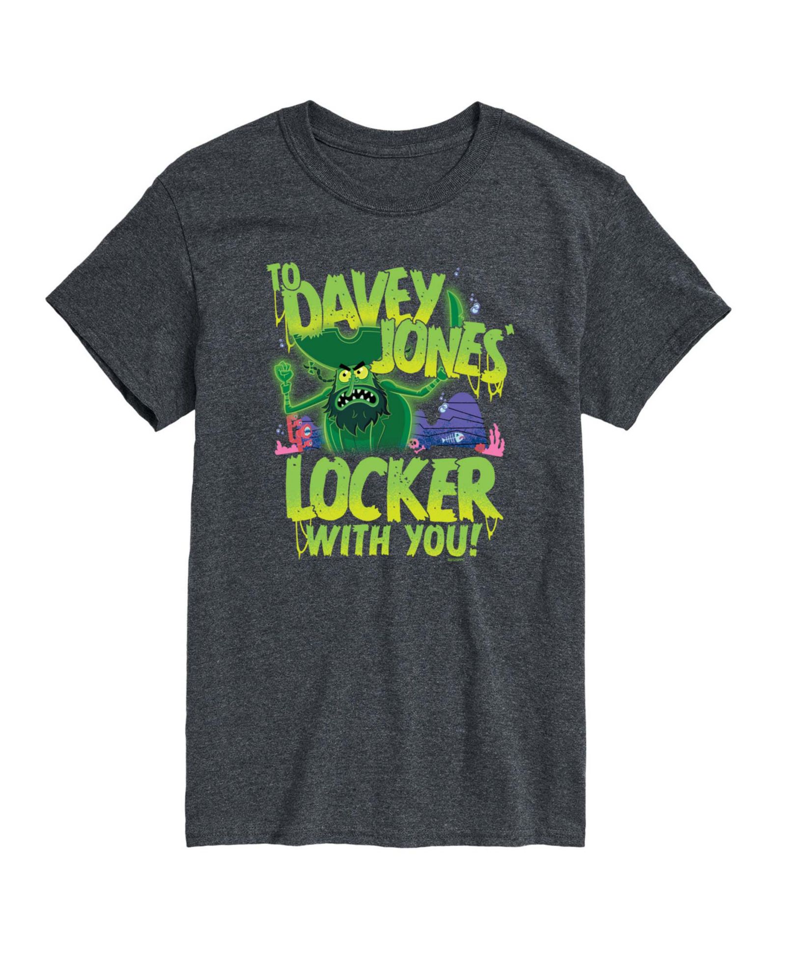 AIRWAVES Men's To Davey Jones Locker Graphic T-Shirt