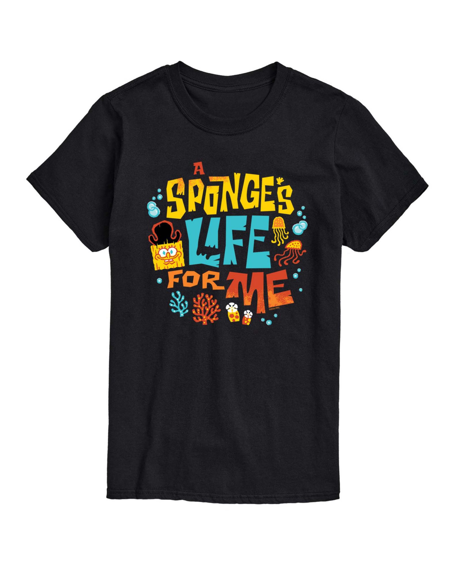 AIRWAVES Мужская футболка с графическим принтом Sponges Life For Me
