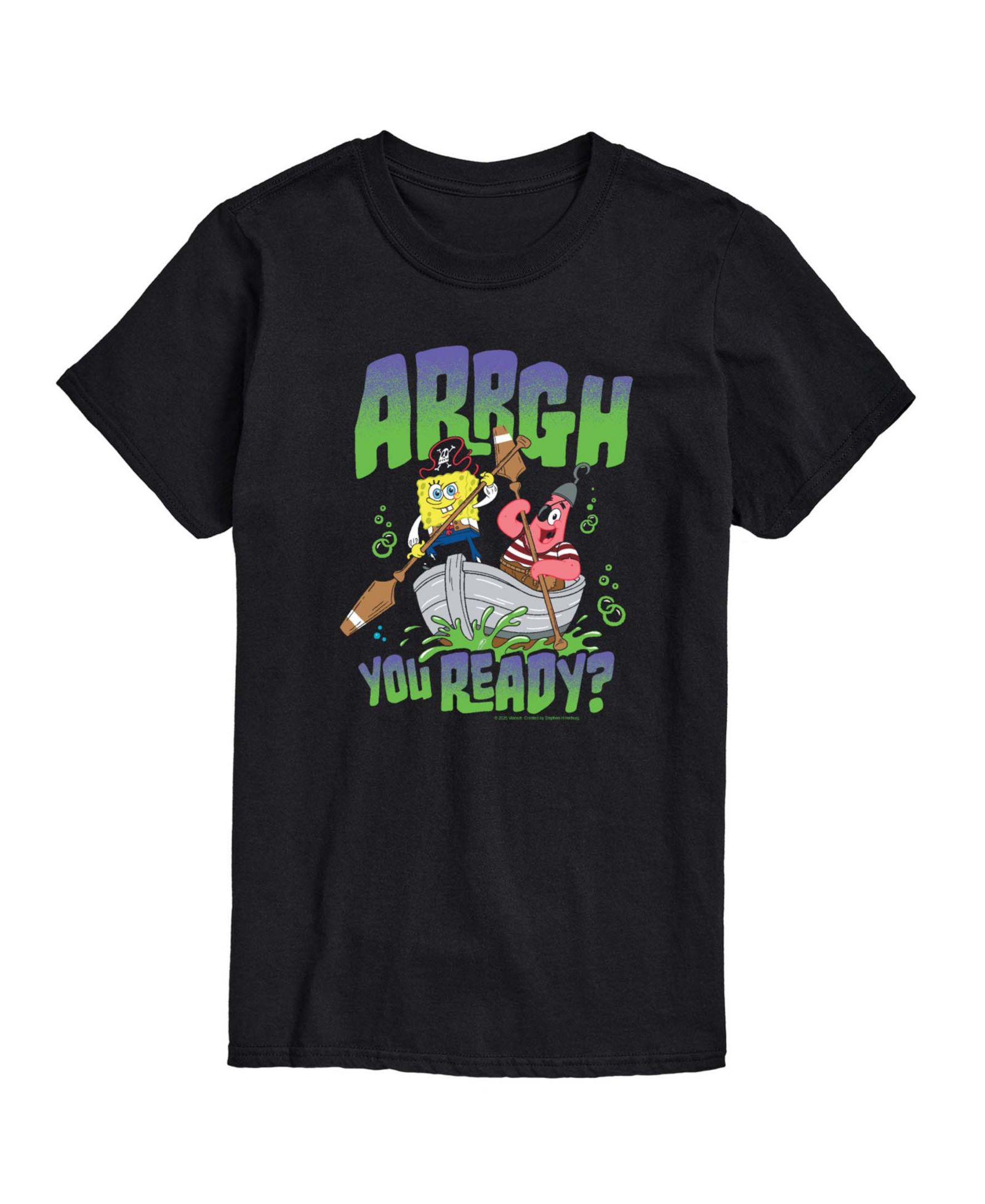 Мужская футболка AIRWAVES Search for Squarepants Arrgh You Ready Graphic