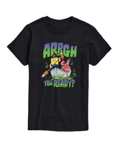 Мужская футболка AIRWAVES Search for Squarepants Arrgh You Ready Graphic