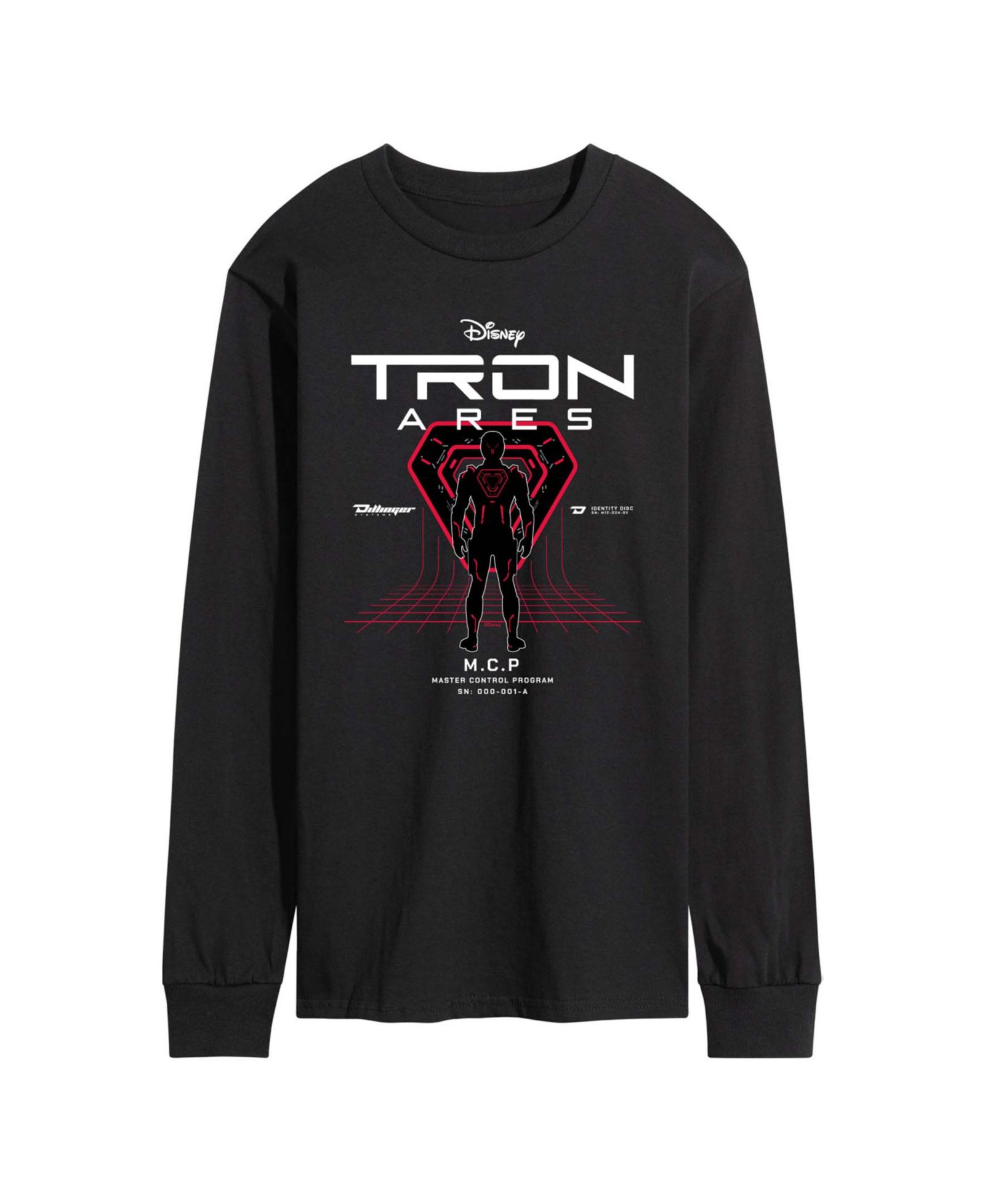 AIRWAVES Men's TRON: Ares Master Control Program Long-Sleeve Graphic T-Shirt