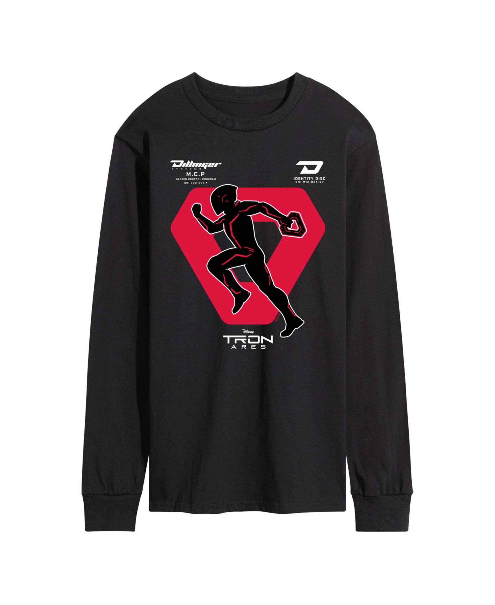 AIRWAVES Мужская футболка TRON: Ares Runner Long-Sleeve Graphic