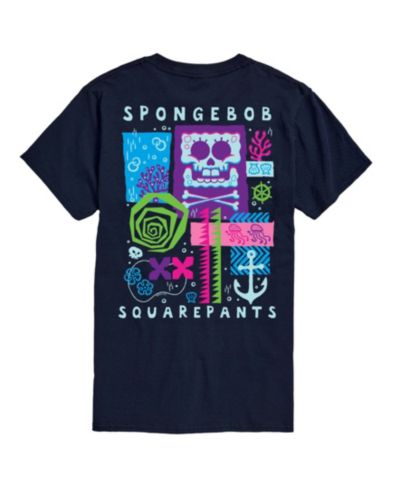 AIRWAVES Мужская футболка с графическим принтом Search for Squarepants Underworld
