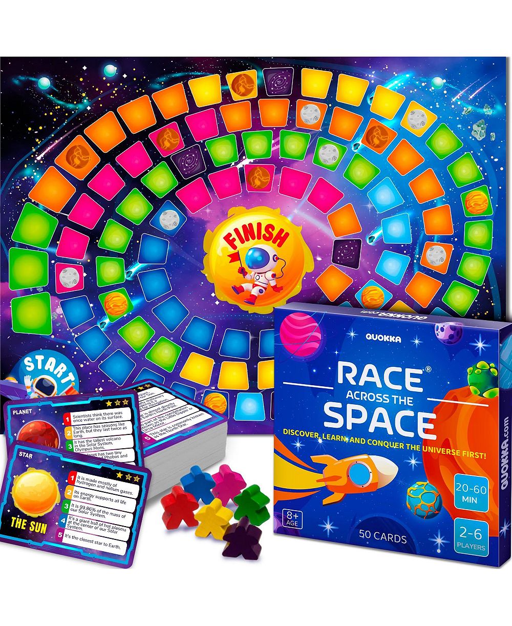 Quokka Galaxy Guess & Explore 50 Cards Board Game, Ages 8+