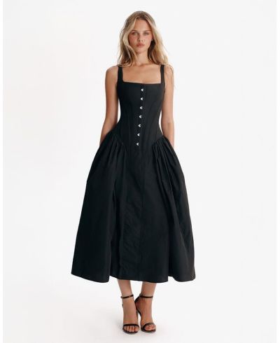 Milla Women's Corset Midi Dress