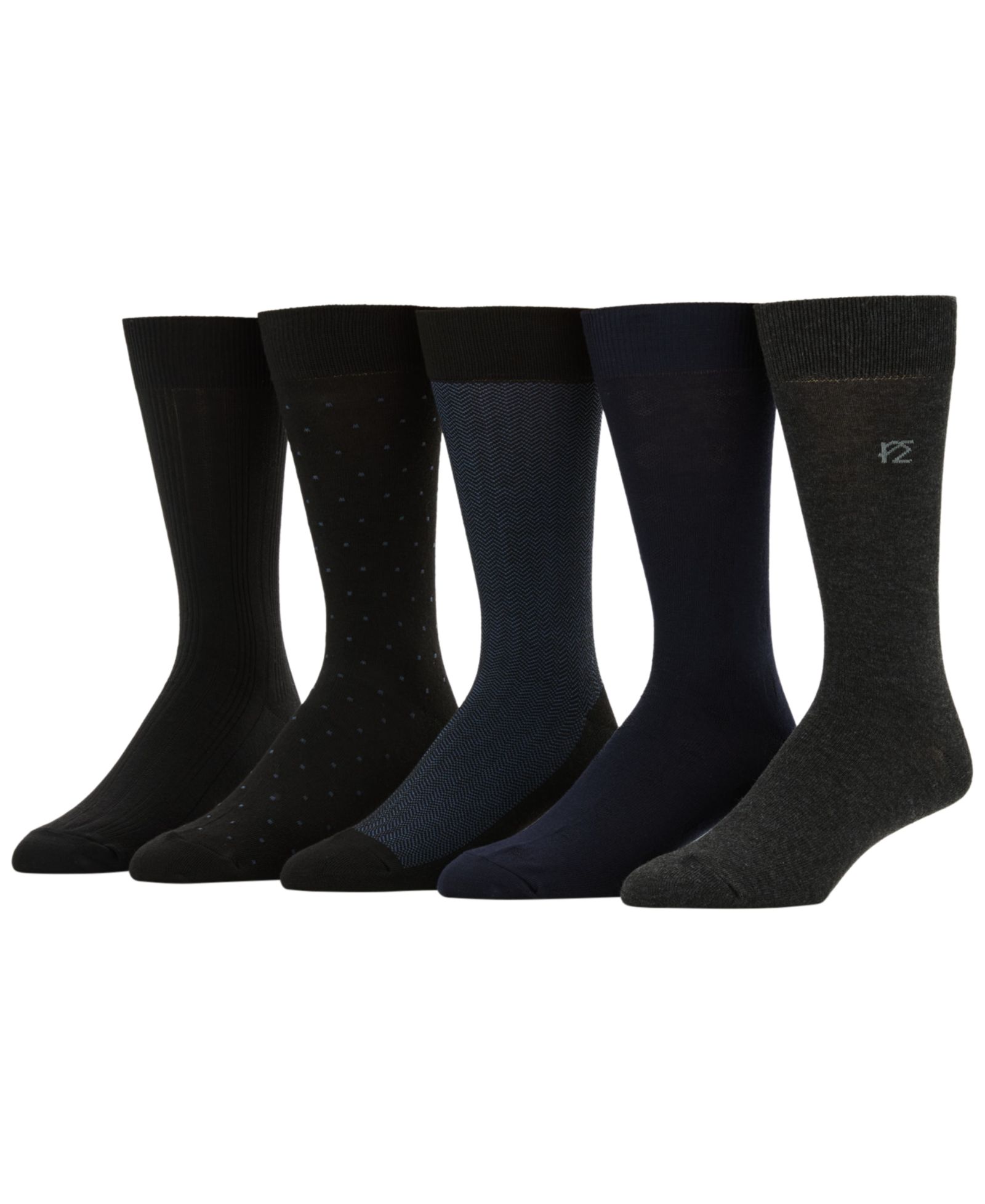Perry Ellis Portfolio Men's 5-Pack Socks